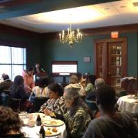 Attendees at the event